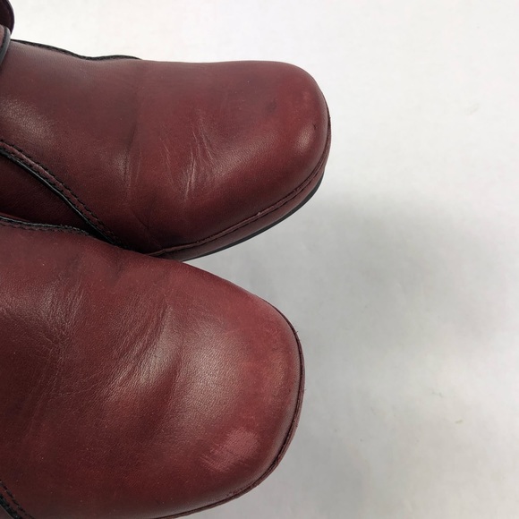 Clarks Women’s Artisan Clog Leather Heel Mule Size 9.5M - Picture 14 of 15